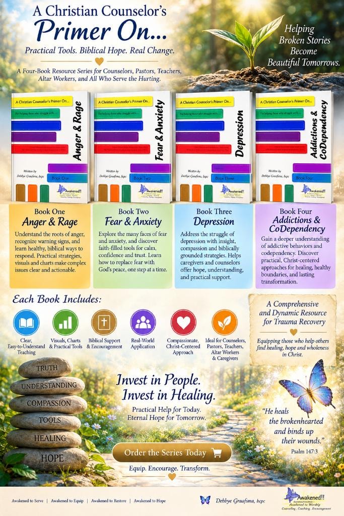 A Christian Counselor's Primer On — four-book series flyer
